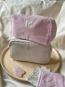 Corduroy Cosmetic Bag