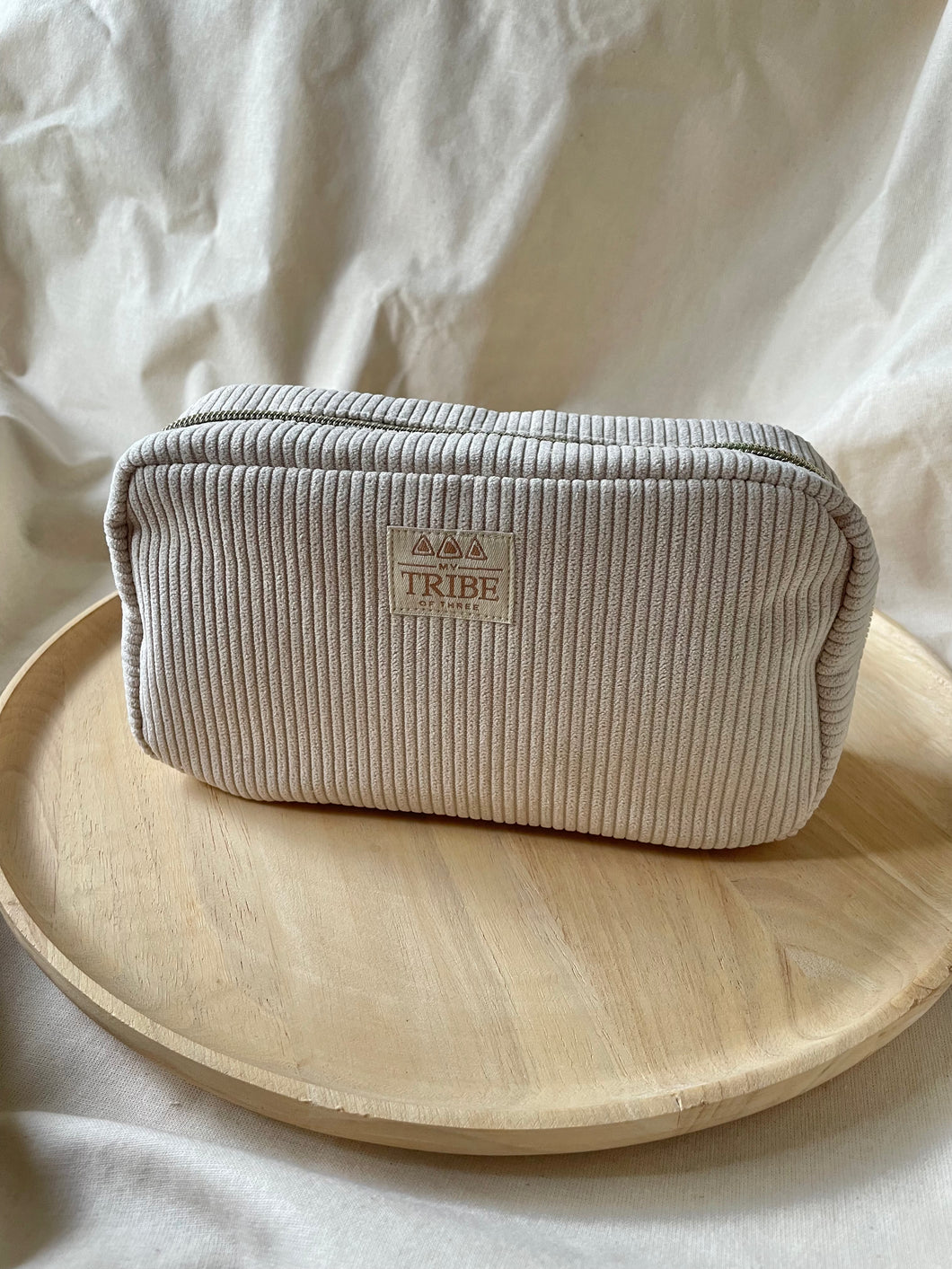 Corduroy Cosmetic Bag